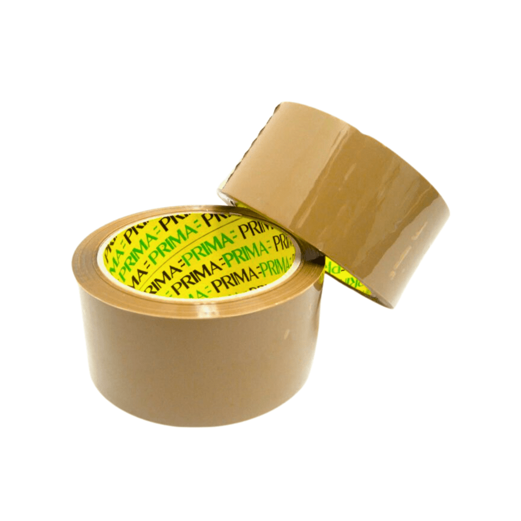 Buy Heavy Duty Brown Prima Buff Low Noise Vinal Pvc Packing Tape Mm X