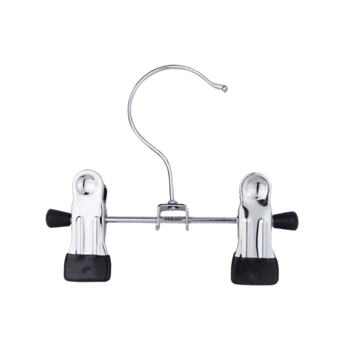 12cm Metal Hanger with 2 Adjustable Clip-Box 100