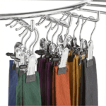 Chrome Metal Non-Slip Single Clip Hangers