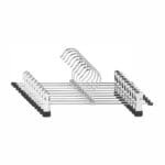 Metal Adjustable Non-Slip Double Clip Hangers - 30cm