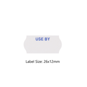 CT4 26x12mm Labels 'Use By' Permanent (1500,15000 OR Box of 45000)