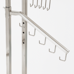 Chrome Two Tier Bag Display Stand