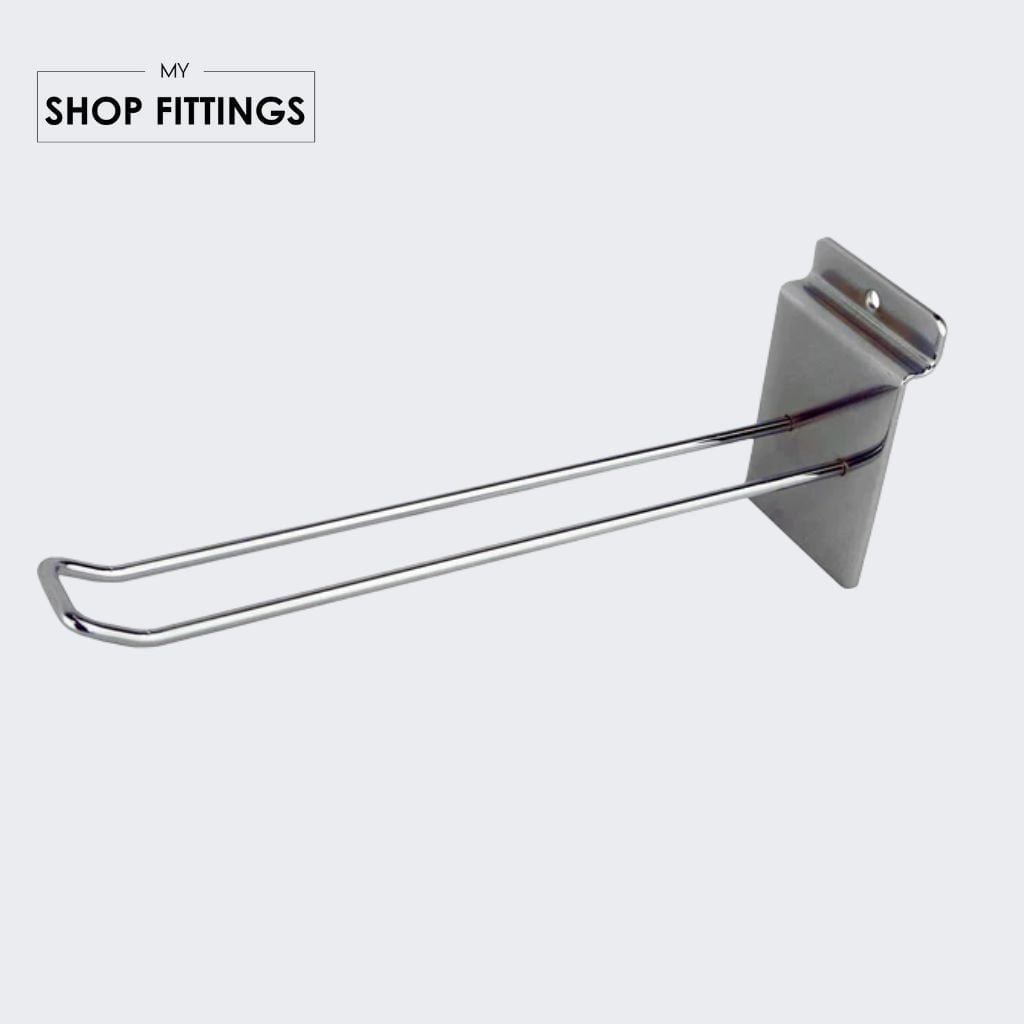 Slatwall Hooks (euro) Looped 6 Sizes-pack100 - My Shopfittings