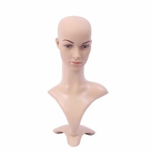 Realistic Female Mannequin Head With Base