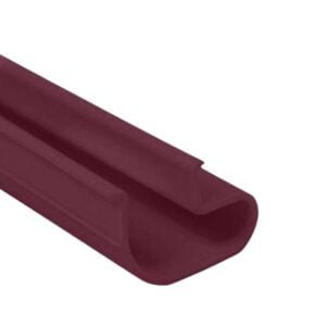 plastic burgundy slatwall insert