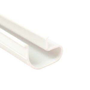 white pvc slatwall insert