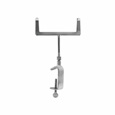 Chrome clamp-on card holder for heavy-duty clothes rail for displaying retail signage