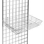 Grid Mesh Hanging Wire Basket H90 x W600 x D380 for gridwall and mesh panel displays