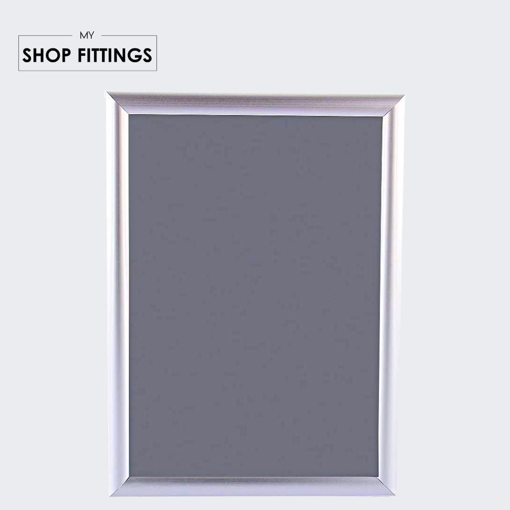 Buy A3 Silver Snap frames 25mm profile My ShopFittings Ltd