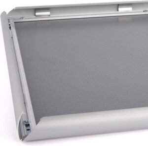 A0 Silver Poster Snap Frame 25mm Mitred Frame With Wall Fixings