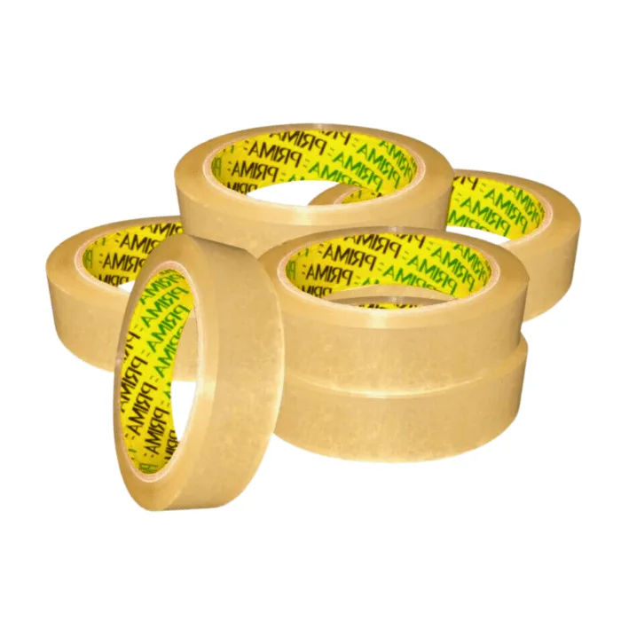 Prima Clear 1" inch Parcel Packing Tape 24mm X 66M