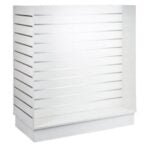Slat Panel Gondola H Shape - White
