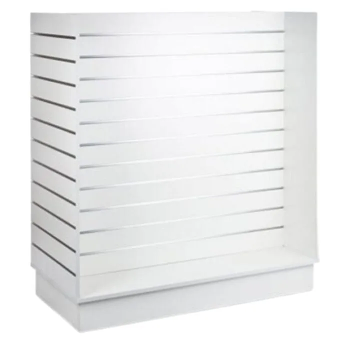 Slat Panel Gondola H Shape - White