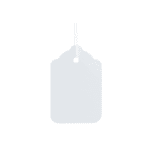 Strung tag 29x20mm