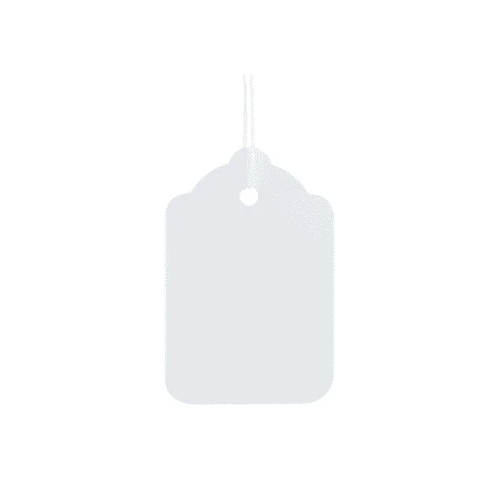 Strung tag 29x20mm