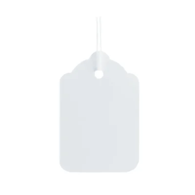 Strung Tag 55x37mm