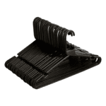 Black Plastic Hangers Hangers (Box Of 100)