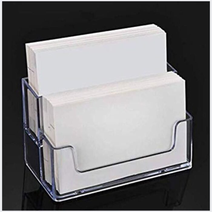 2 Tier Landscape Business Card Holder