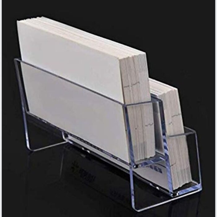 2 Tier Landscape Business Card Holder