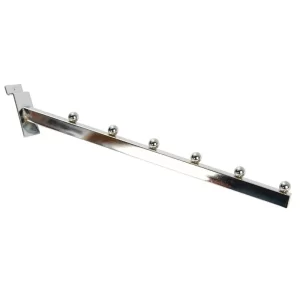 Sloping Arm for Slatwall - 6 Ball