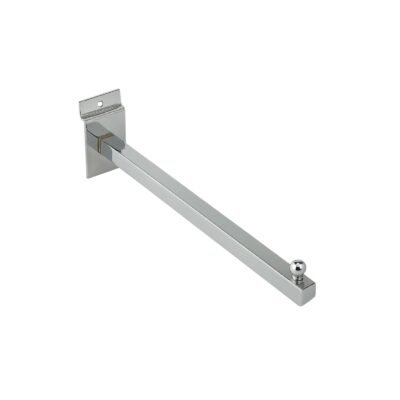Straight Square Arm for Slatwall - 400mm