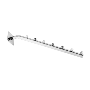 Wall Fixing Notched Arm Chrome – 9 Notches