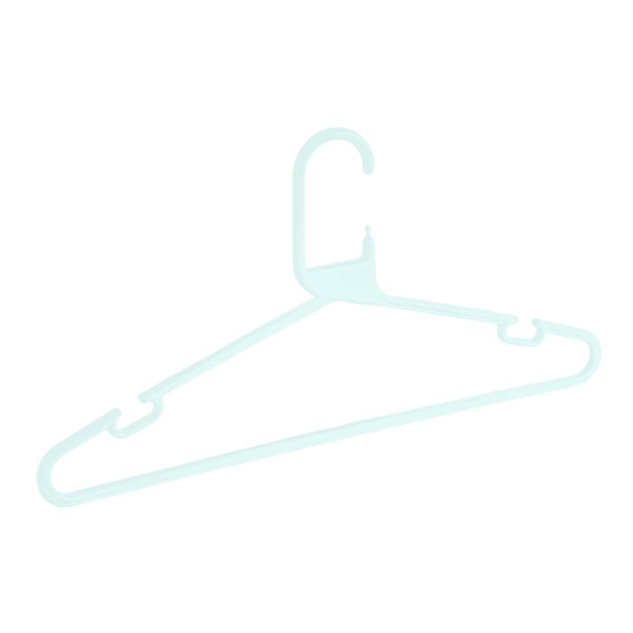 Pale Pink Satin Padded Clothes Hangers (Box Of 100)