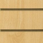 Beech slatwall board panels 18mm MDF with 100mm centres for retail displays