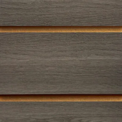 Eternity oak slatwall board panels 18mm MDF with 100mm centres for retail displays