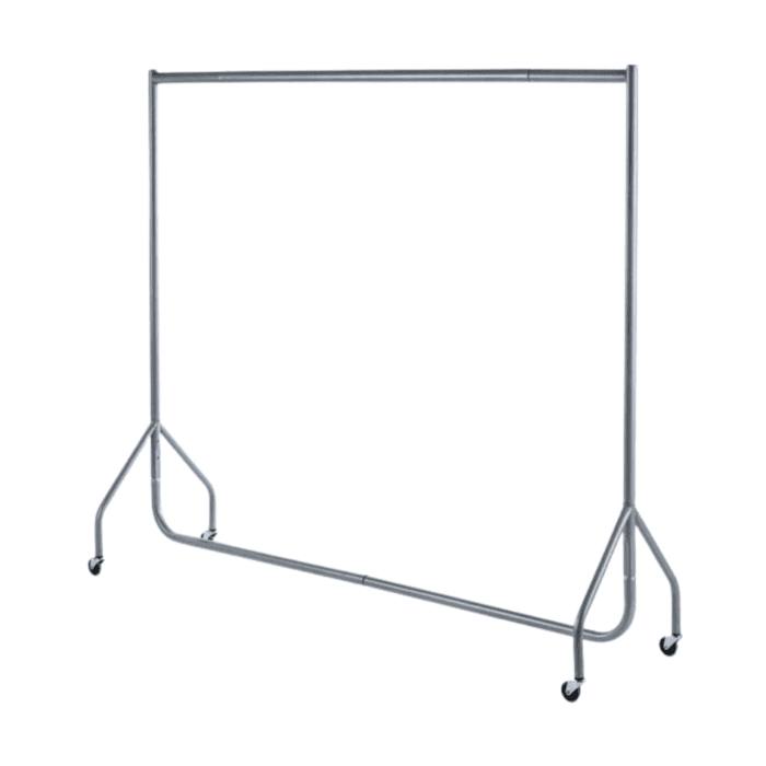 Chrome Heavy-Duty Junior/Kids Clothes Rail - 4ft Wide