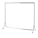 Chrome Heavy-Duty Clothes Rail Junior/Kids Clothes Rail - 4ft Wide
