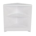 Till Block With Lock 900 x 600 x 600mm - Black Open Corner Counter With Shelf - White Open Corner Counter With Shelf - White