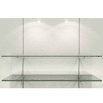 Toughened Glass Shelf - 6mm Thickness - W1300mm x D300mm
