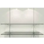 Toughened Glass Shelf - 6mm Thickness - W1300mm x D300mm