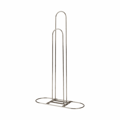 Chrome hanger stacker stand for organising clothes hangers