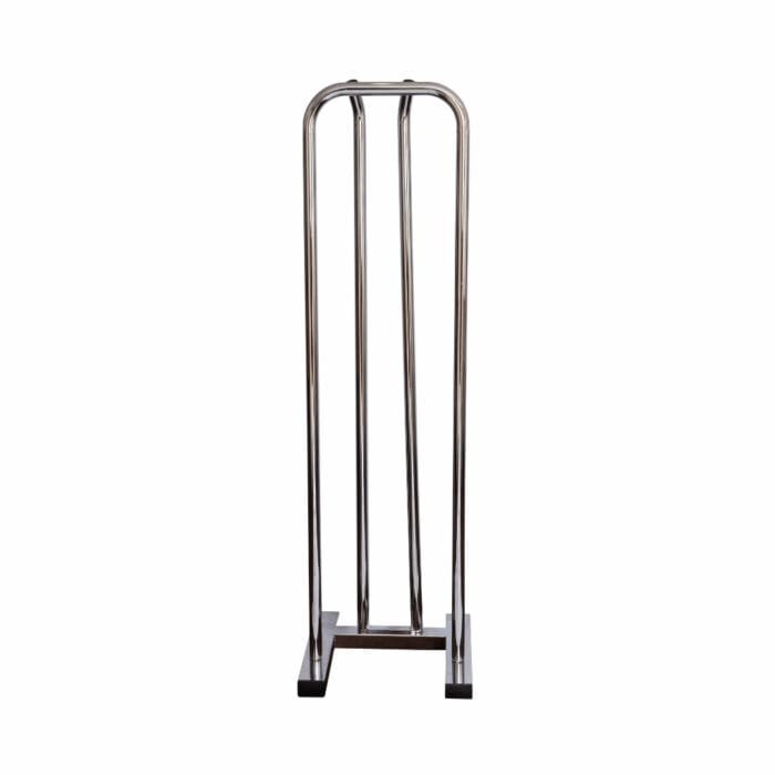 Chrome hanger stacker stand for organising clothes hangers