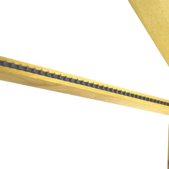 Non-slip wooden suit hangers with trouser bar and shoulder notches 44.5cm