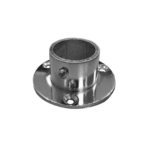 Pole / Rail Heavy Duty Wall / Floor Flange Bracket for 25mm Tube