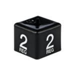 White on Black Size Cubes '2 reg'