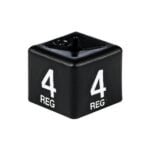 White on Black Size Cubes '4 reg'