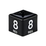White on Black Size Cubes '8 reg'