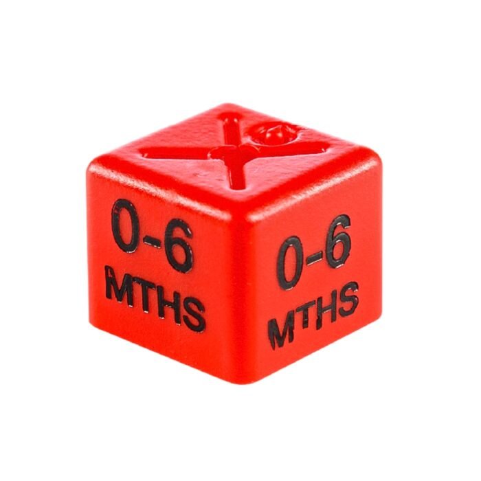 age 0 6m size cubes red 1 - 'Age 0-6m' Size Cubes - Red