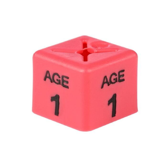 age 1 size cubes pink 1 - 'Age 1' Size Cubes - Pink