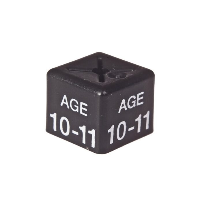 age 10 11 size cubes black 1 - 'Age 10-11' Size Cubes - Black