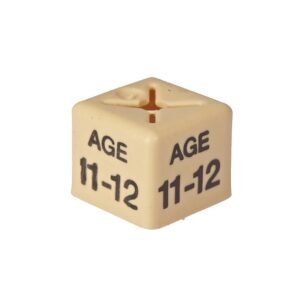 'Age 11-12' Size Cubes - Beige