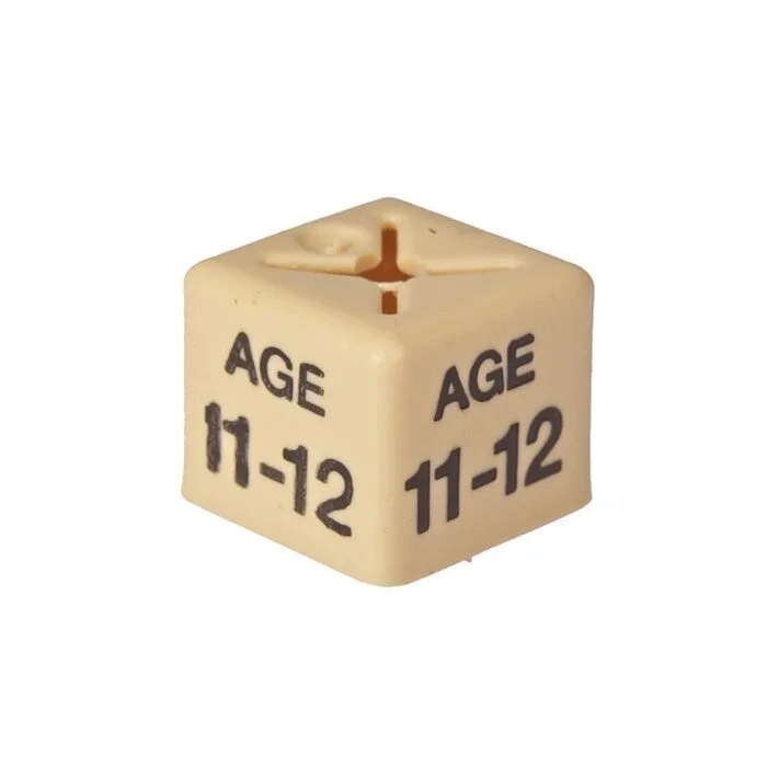 age 11 12 size cubes beige 1 - 'Age 11-12' Size Cubes - Beige