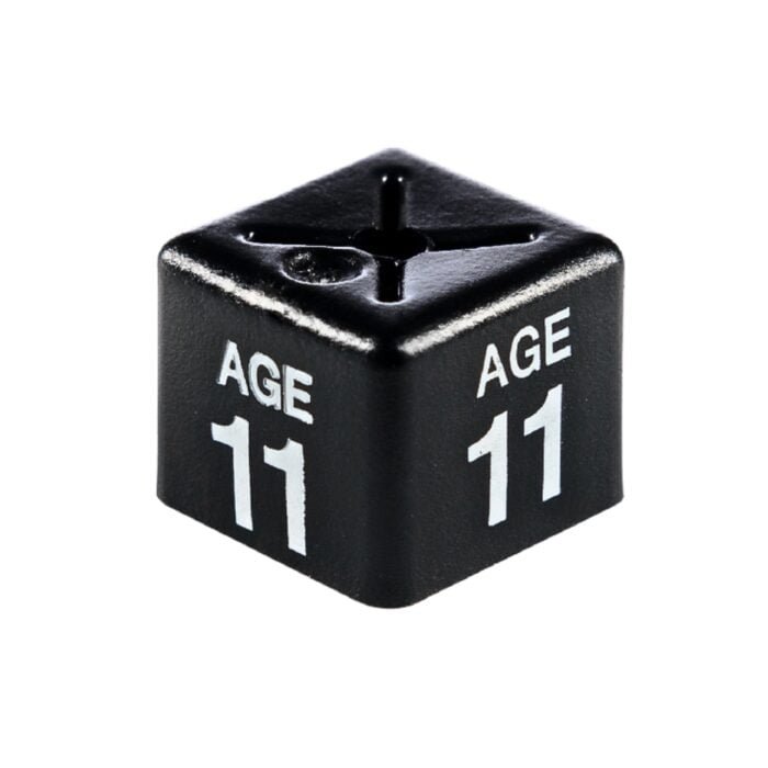 age 11 size cubes black 1 - 'Age 11' Size Cubes - Black