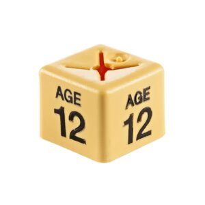 'Age 12' Size Cubes - Beige