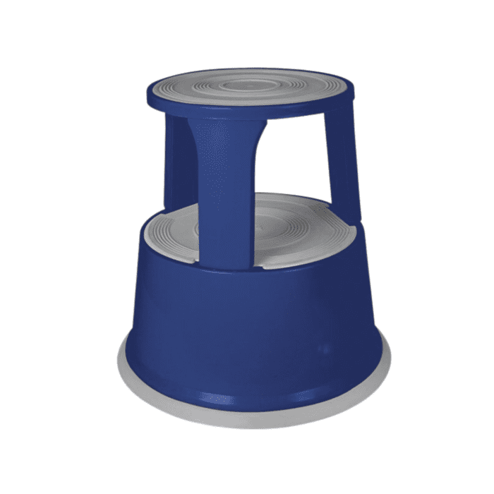 metal supa step stool – blue - Metal Supa Step Stool - Blue