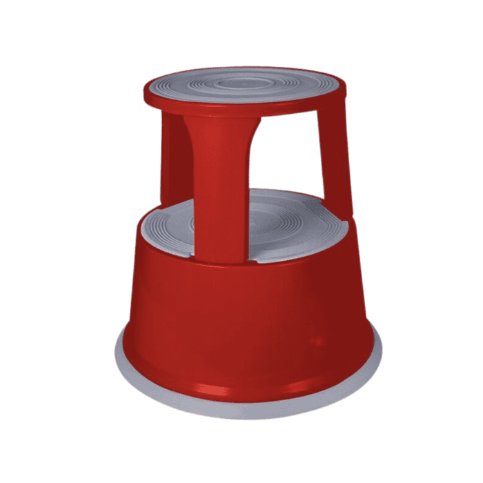 Metal Supa Step Stool – Red